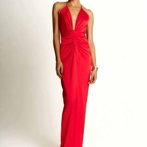 Halter Elegant Maxi Dress