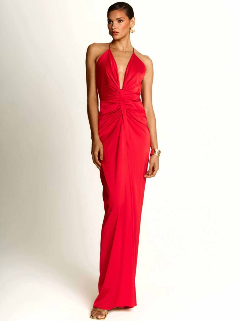 Halter Elegant Maxi Dress