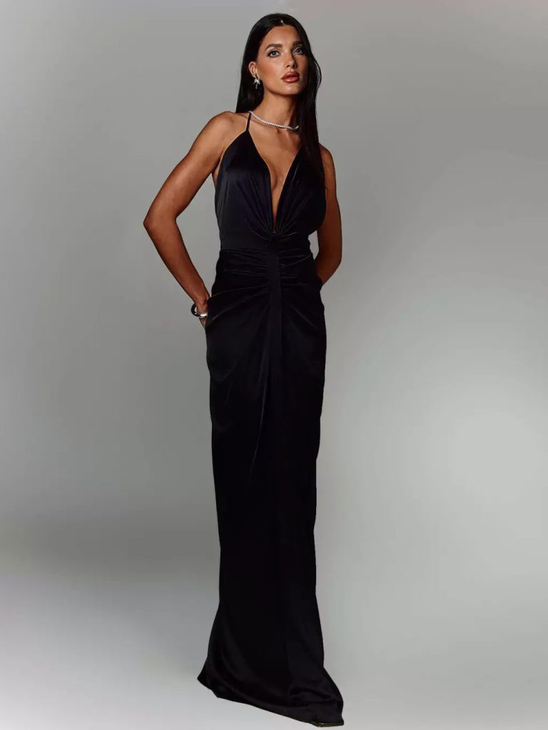 Halter Elegant Maxi Dress