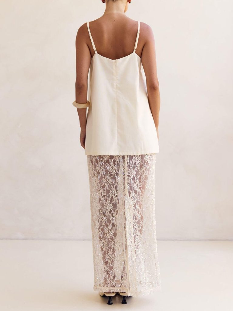 Lace Sheer Elegant Two-Piece Set