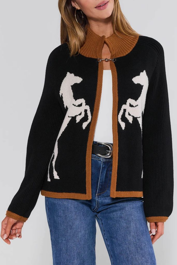 Knit Long Sleeve Casual Cardigan