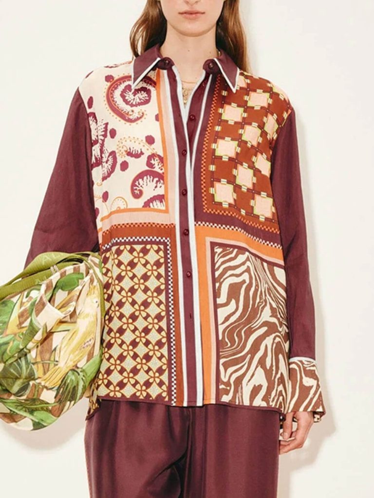 Satin Wide-Leg Two-Piece Set