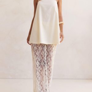 Lace Sheer Elegant Two-Piece Set