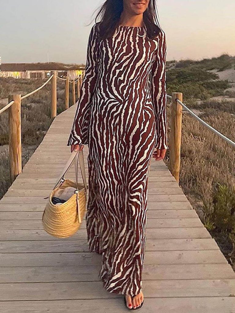 Printed Maxi Dress