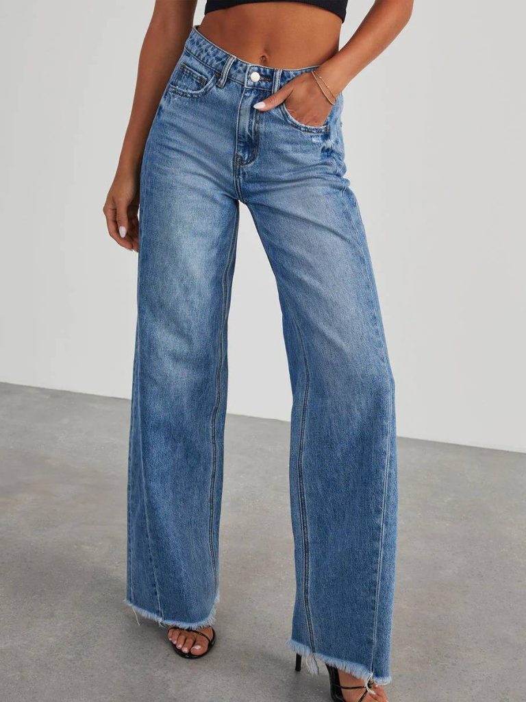 Wide-Leg Jeans