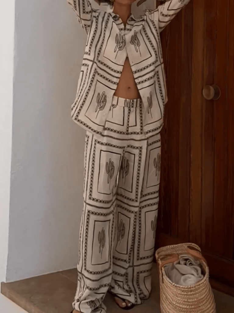 Printed Two-Piece Set