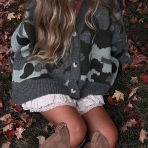 Knit Loose Fit Casual Cardigan