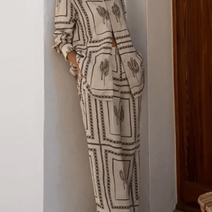 Printed Two-Piece Set